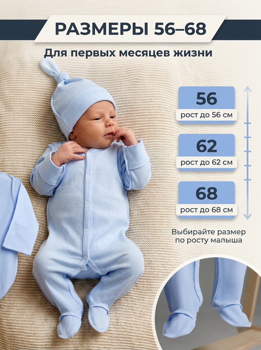 Комплект Milkymania 1095голубой - фото 13