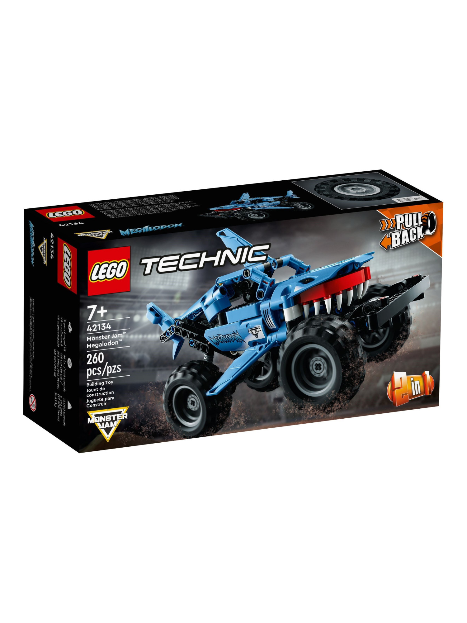 Конструктор LEGO Technic Monster Jam Megalodon 260 дет. - фото 1