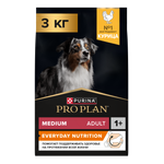 Корм сухой для собак PRO PLAN EVERYDAY NUTRITION 3 кг с курицей для средних пород