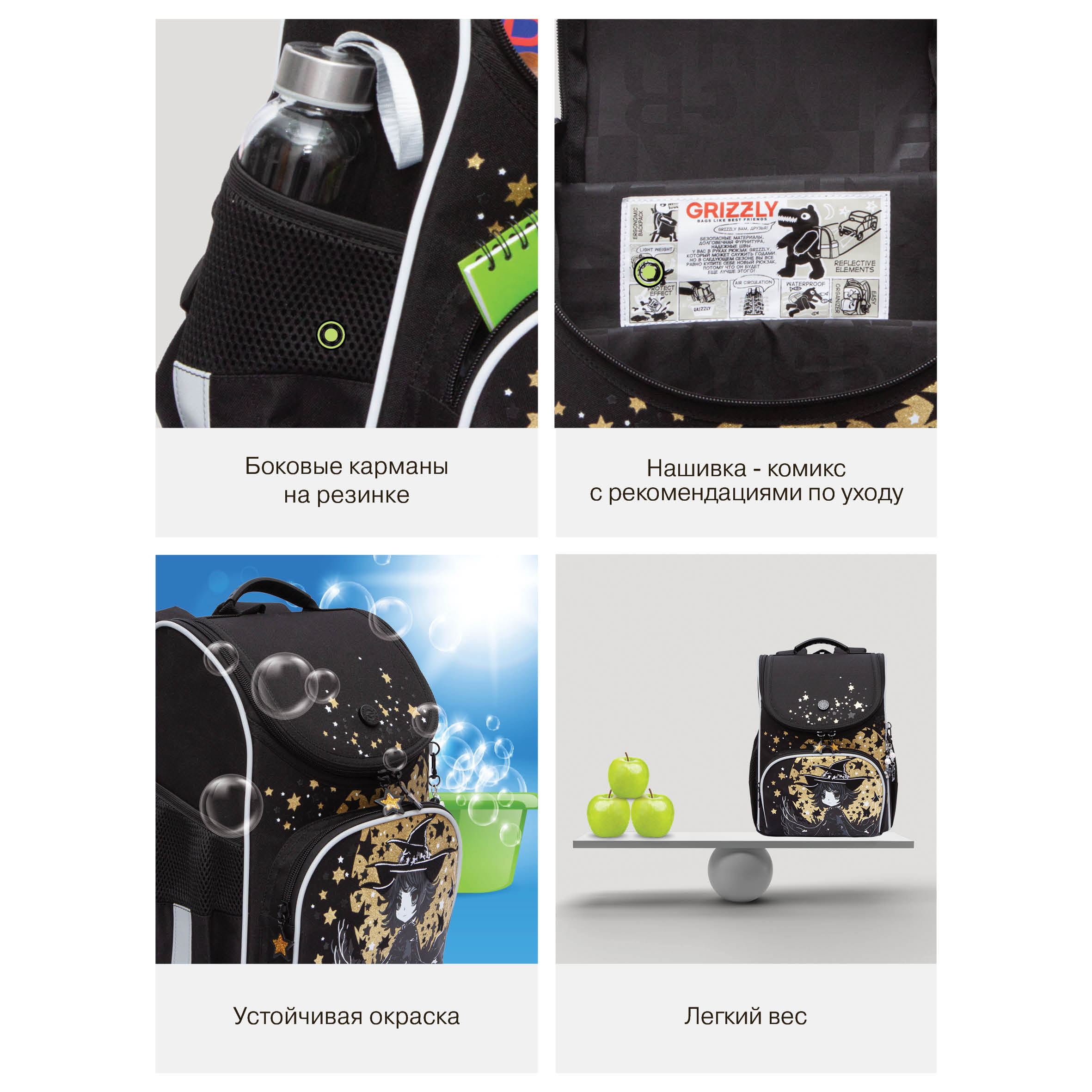 Ранец Grizzly для девочки - фото 11