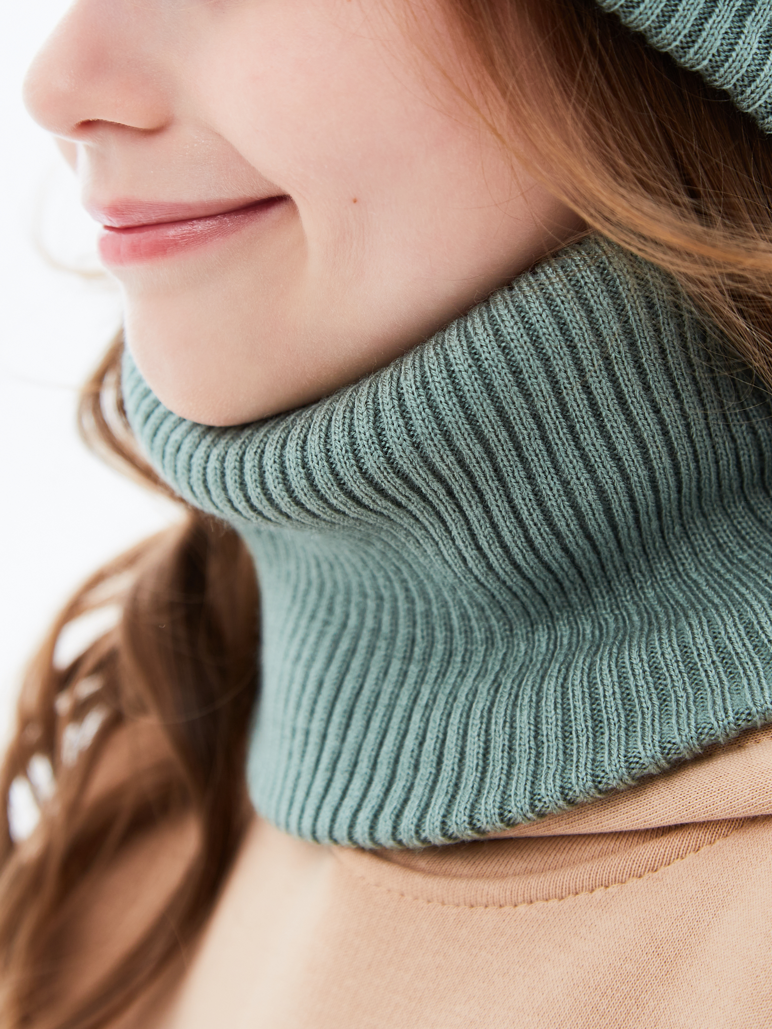 Шапка и снуд KUBRIO KU-H-52-lopata-oliveG - фото 12