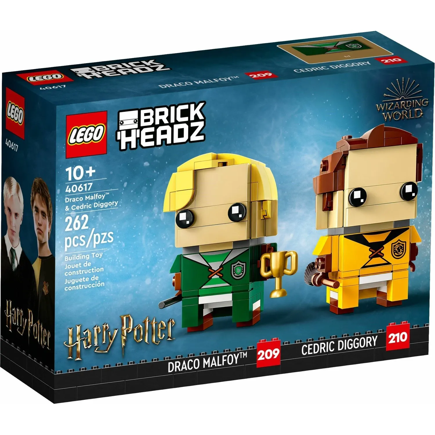 Изображение товара Конструктор LEGO BrickHeadz Драко Малфой и Седрик Диггори (262 детали) Изображение товара Конструктор LEGO BrickHeadz Драко Малфой и Седрик Диггори (262 детали)