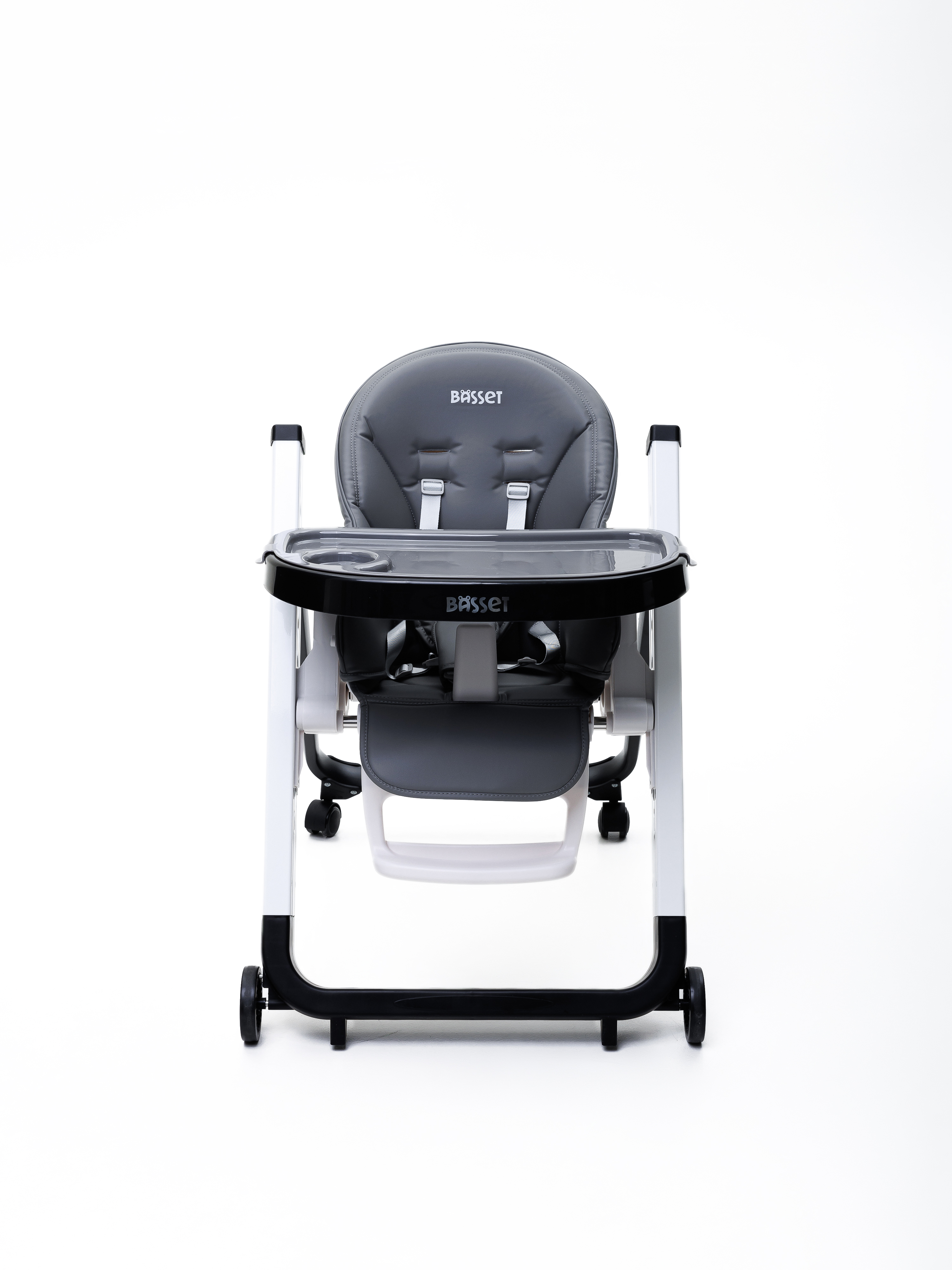 Стульчик для кормления BASSET B2 серый - фото 25