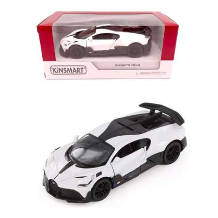 Автомобиль KINSMART Bugatti Divo белая 1:36