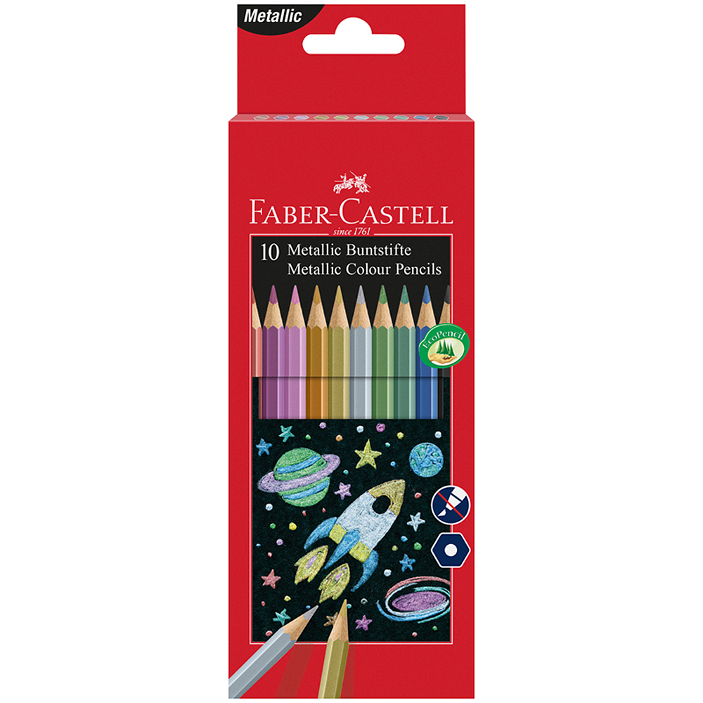 Карандаши цветные Faber Castell 10 шт. - фото 1