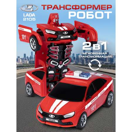 Фигурка AUTODRIVE Робот трансформер Машинка