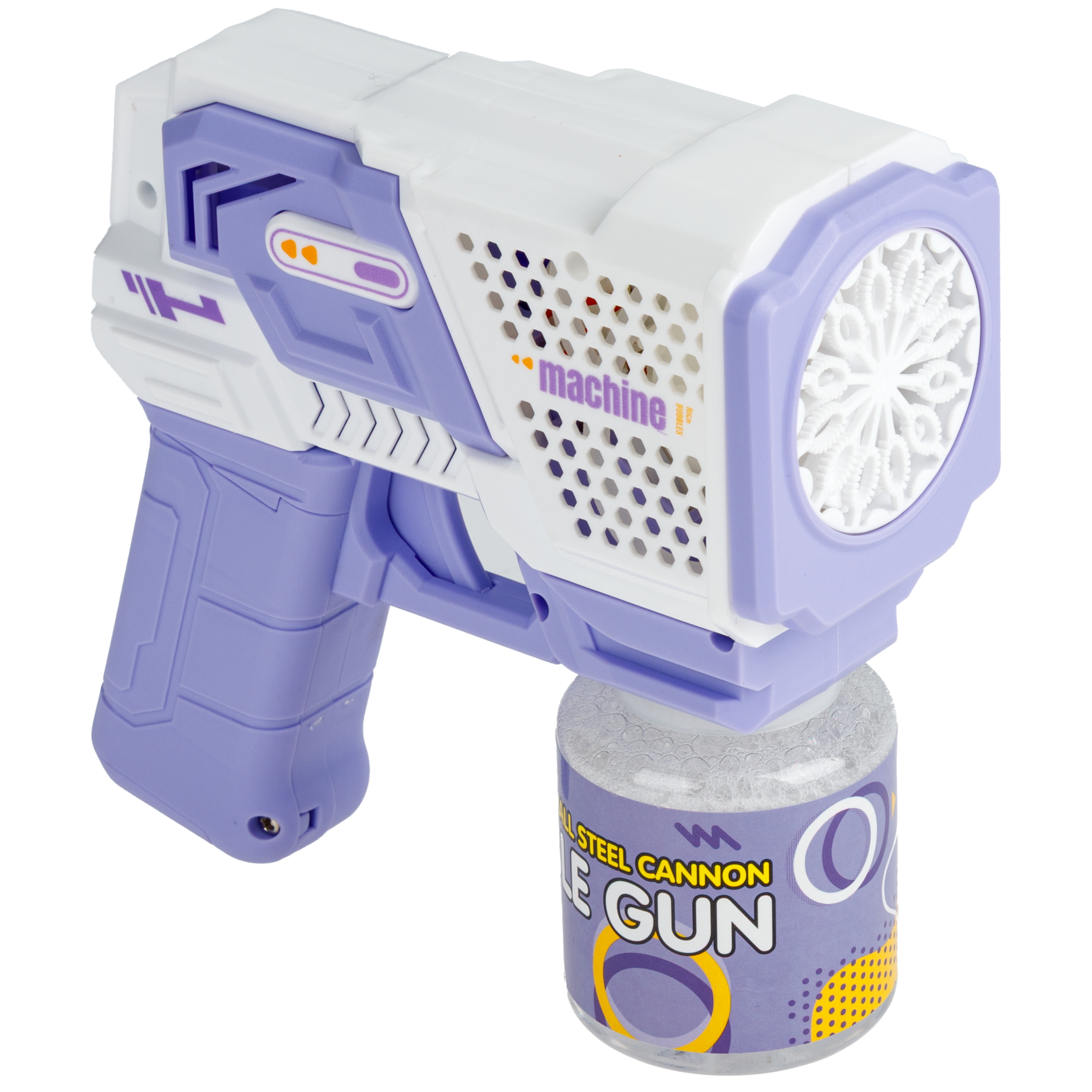 Генератор мыльных пузырей Мы-шарики бластер со световыми эффектами - фото 4