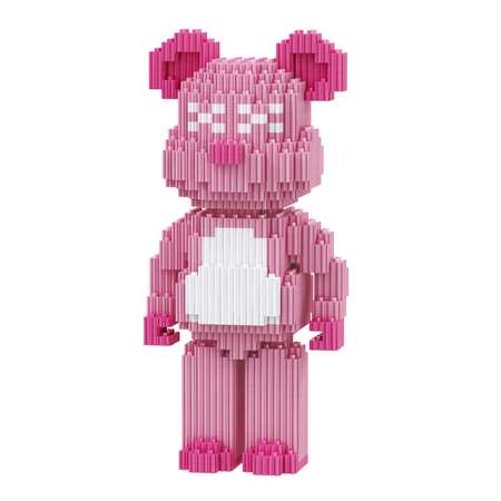 Конструктор Медведь розовый 568 дет.