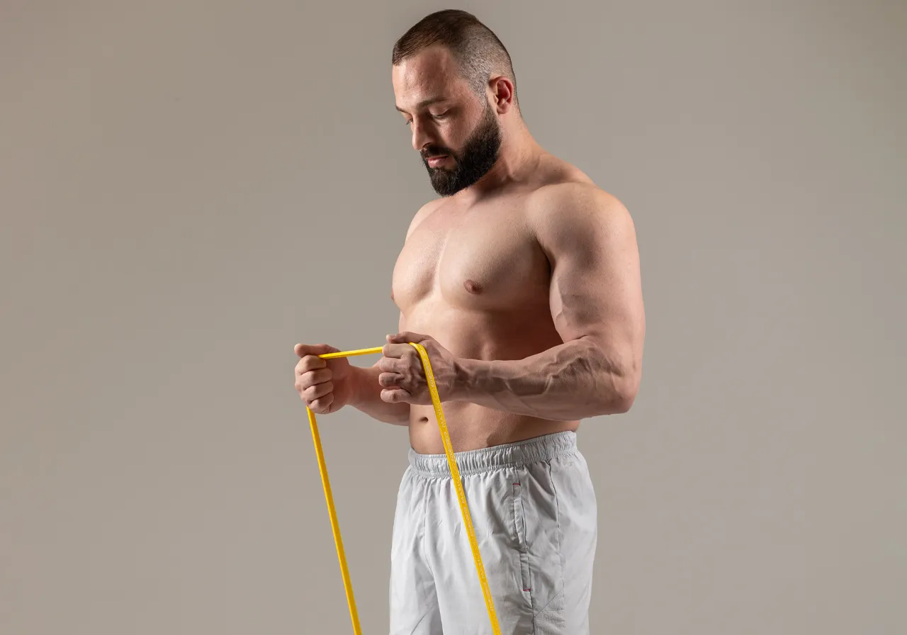 Эспандер ленточный MAXISCOO FIT 10–20 кг, желтый - фото 7