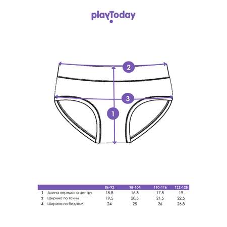 Трусы 2 шт PlayToday