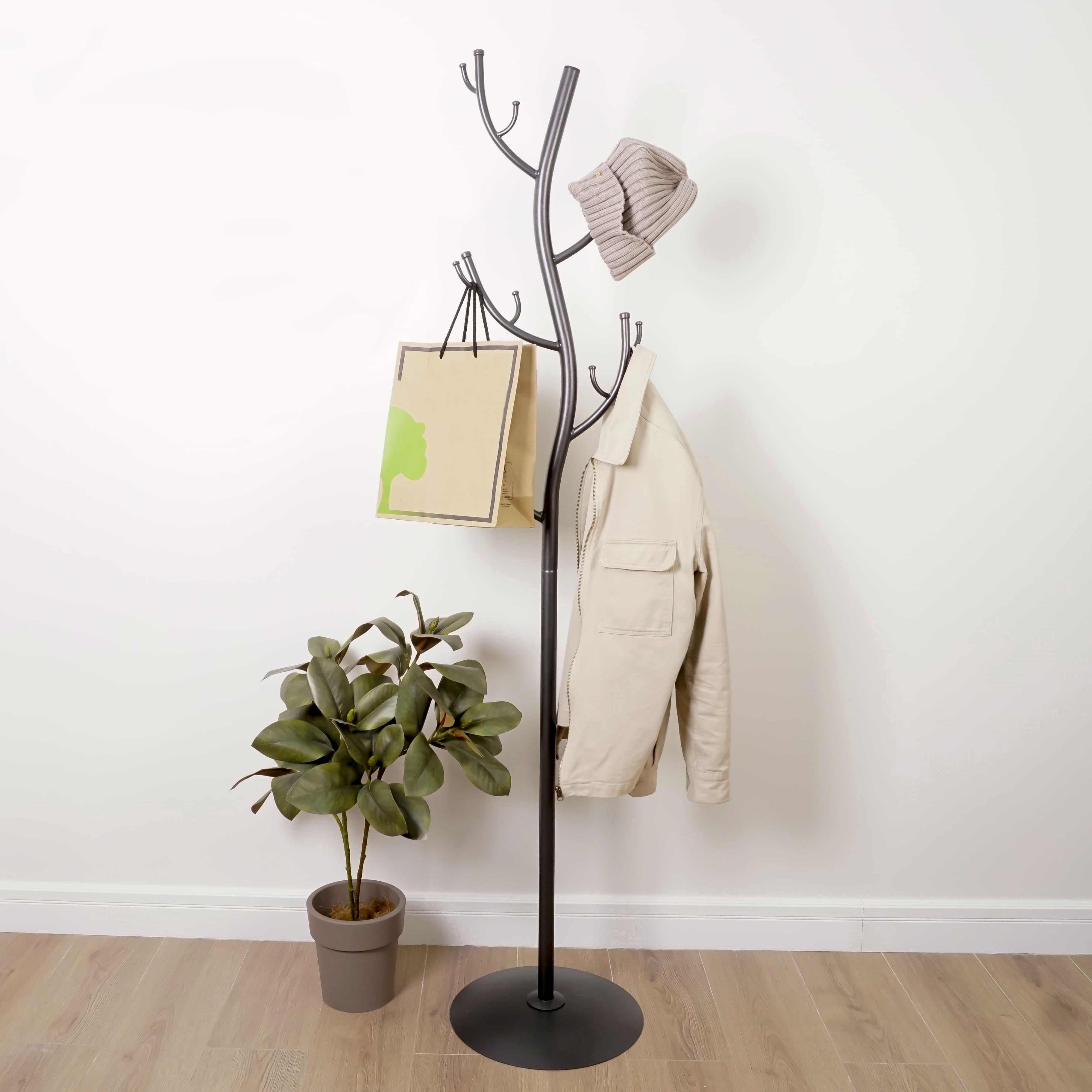 Вешалка напольная ЗМИ Дерево цвет графит - фото 2