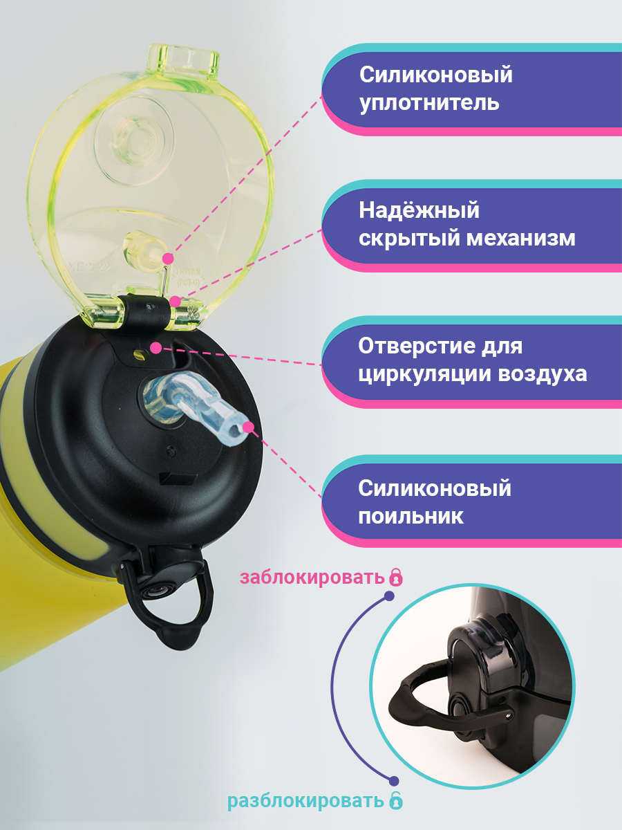Бутылка UZSPACE 350 мл - фото 5