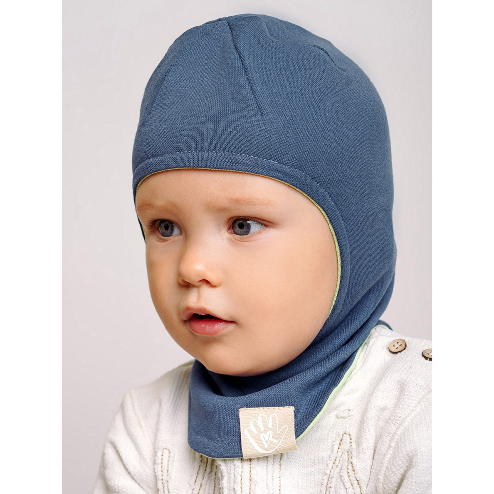 Шапка-шлем ПриКиндер U-A_221079 Цвет: Темно-синий/мята - фото 11