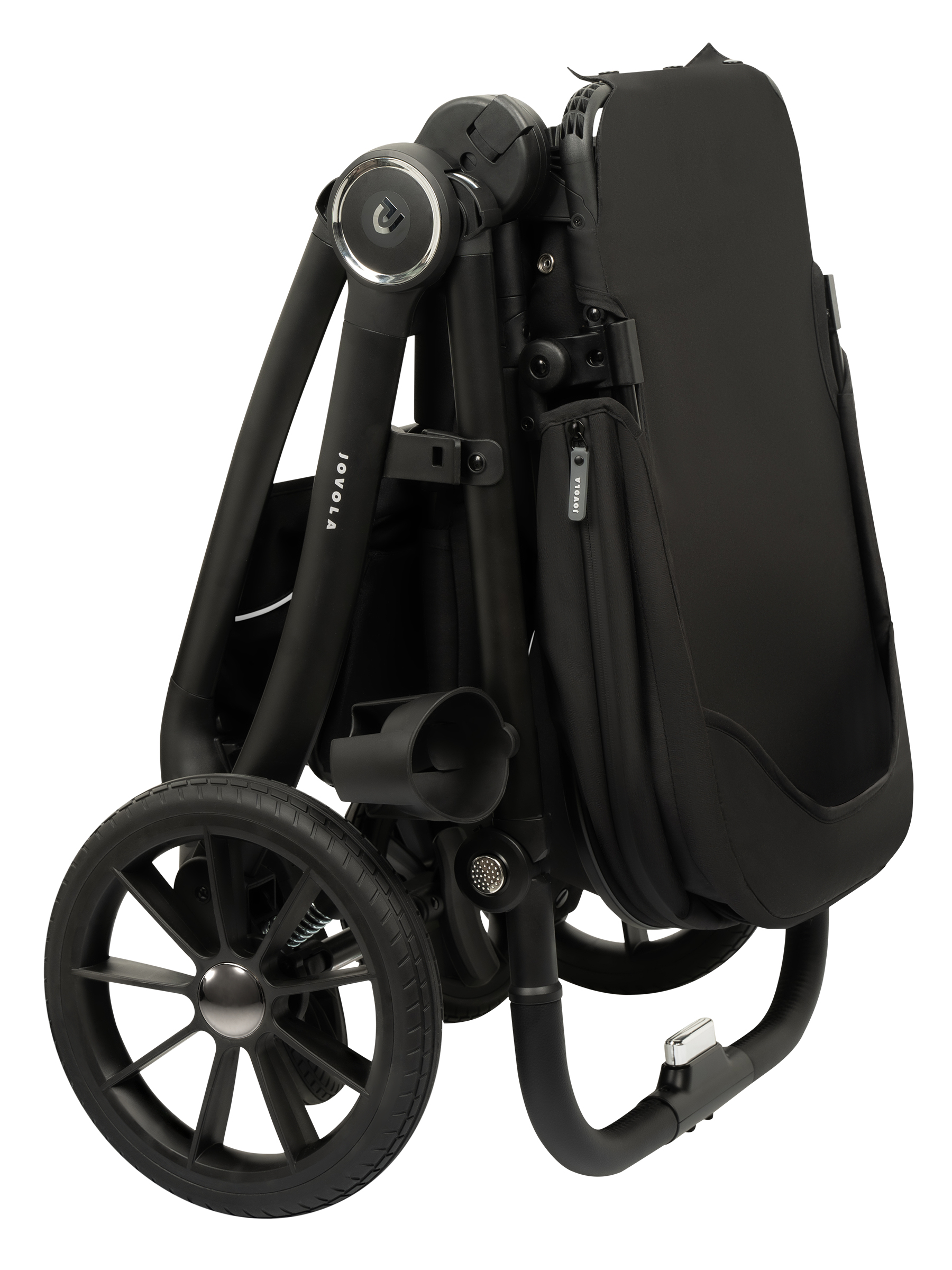 Коляска прогулочная JOVOLA LYRA черный - фото 33