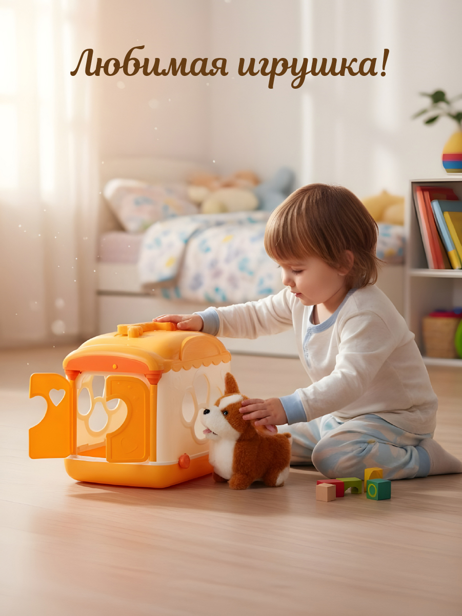 Мягкая игрушка Veld Co собачка - фото 9