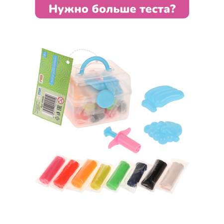 Тесто-пластилин ON TIME Единорог 4 цв.