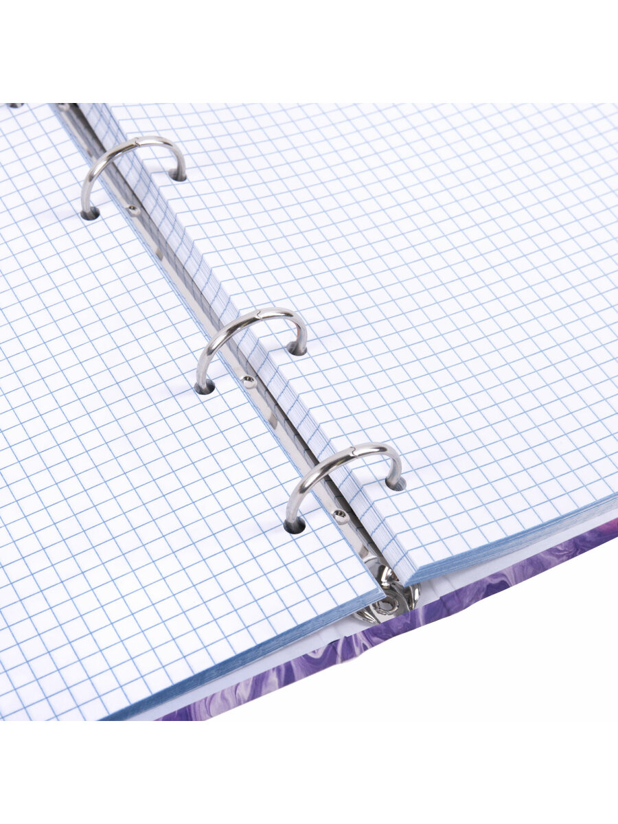 Тетрадь со сменным блоком Brauberg клетка 120 лист. - фото 11