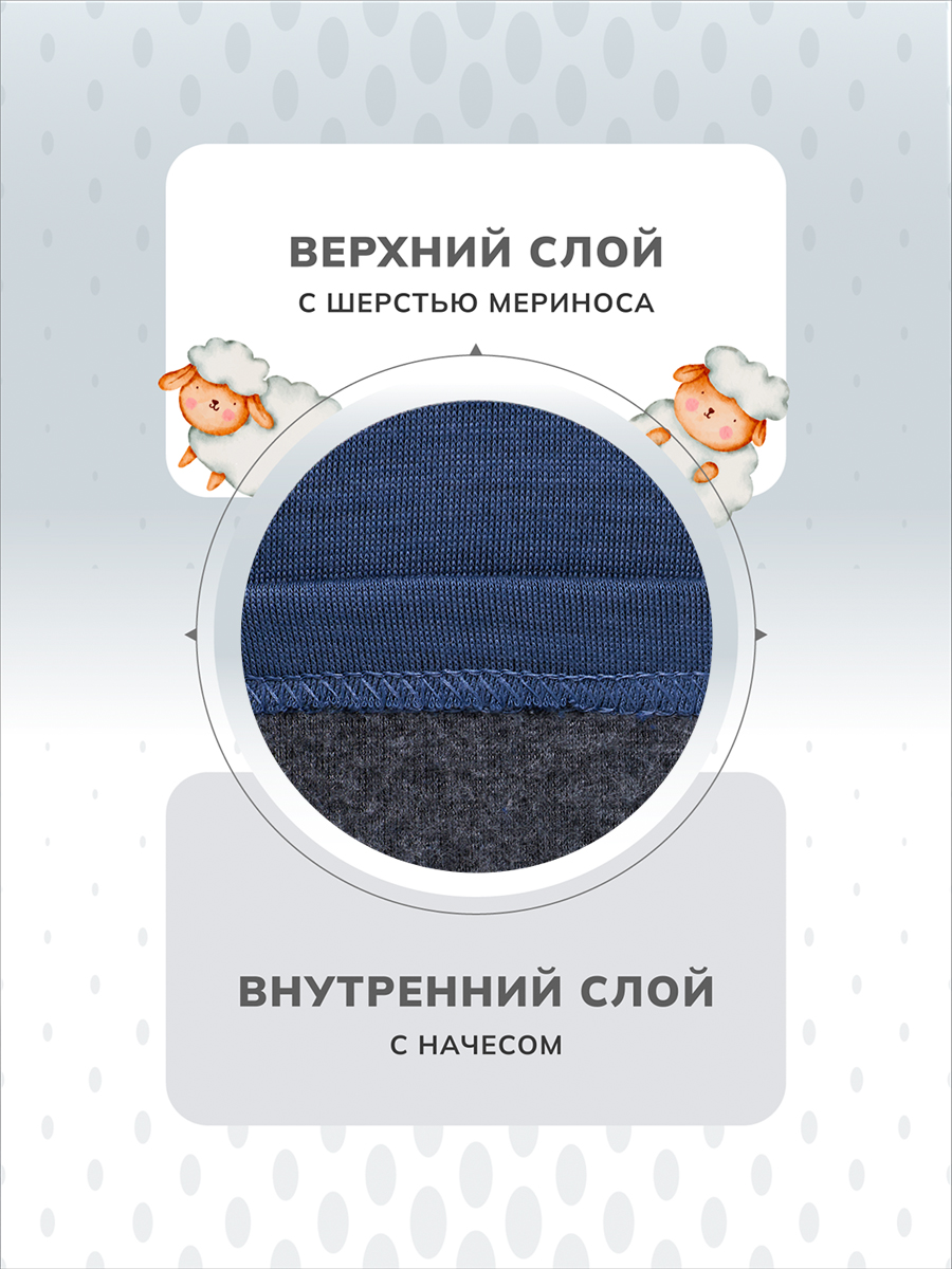 Термобелье Montero Outdoor MCLSWPB0102ttt/джинс - фото 6