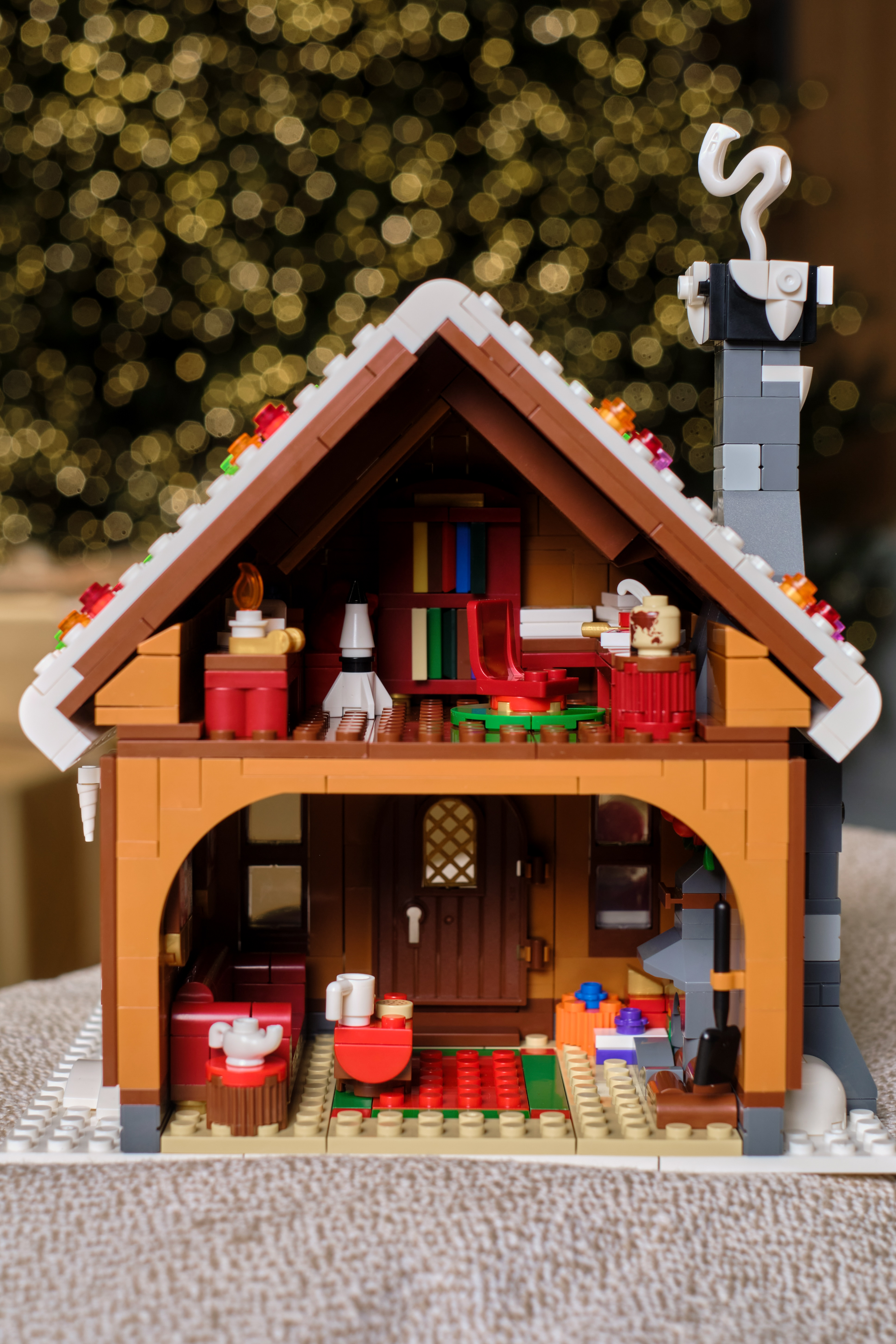 Конструктор brick labs Дом Деда Мороза 922 дет. - фото 5