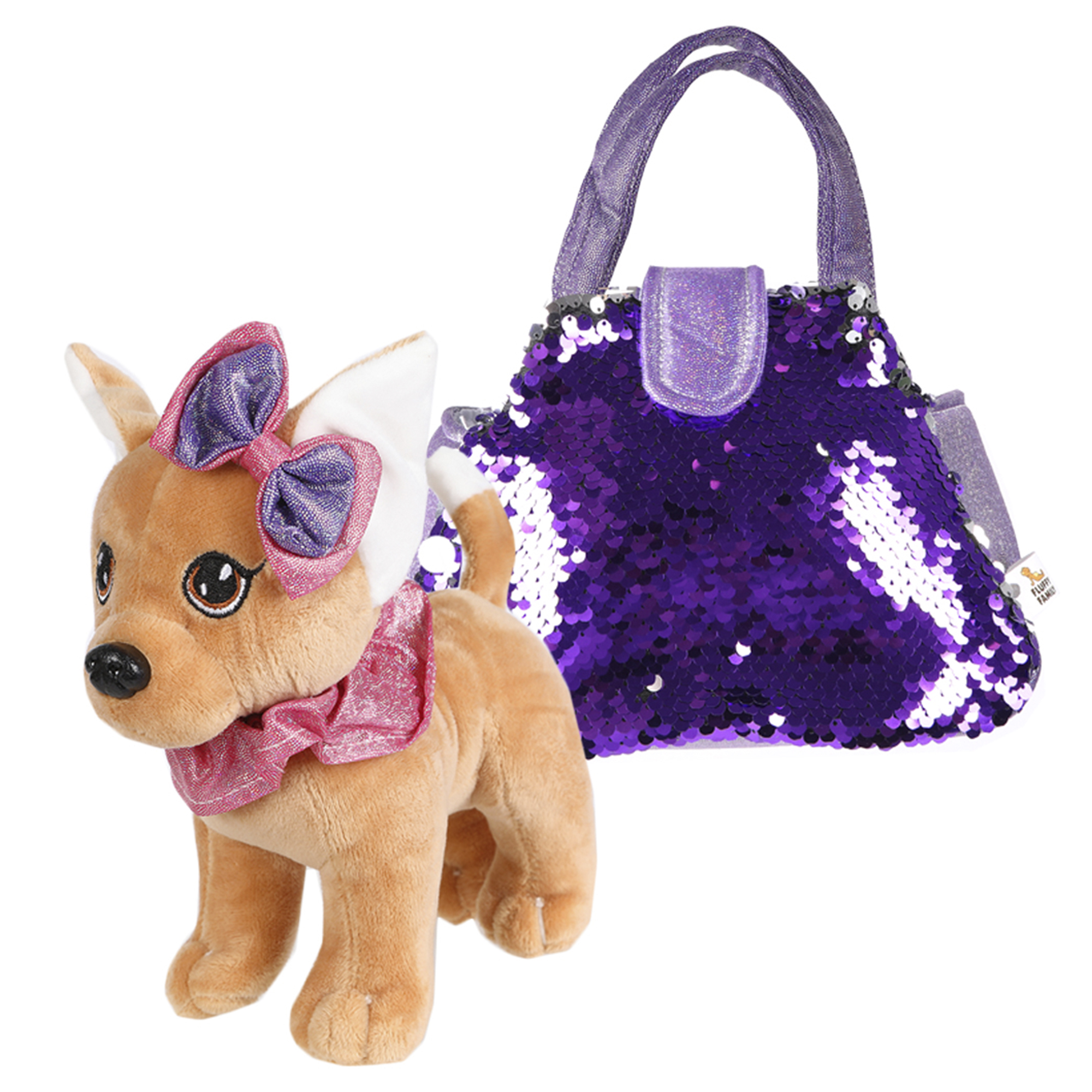 Мягкая игрушка Fluffy Family собачка - фото 4