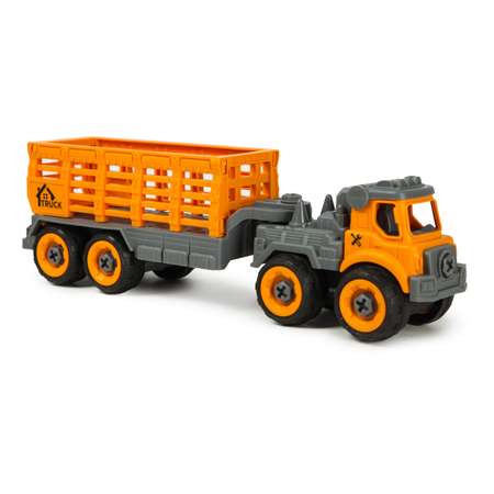 Конструктор Mobicaro Тягач с прицепом сборная игровая модель