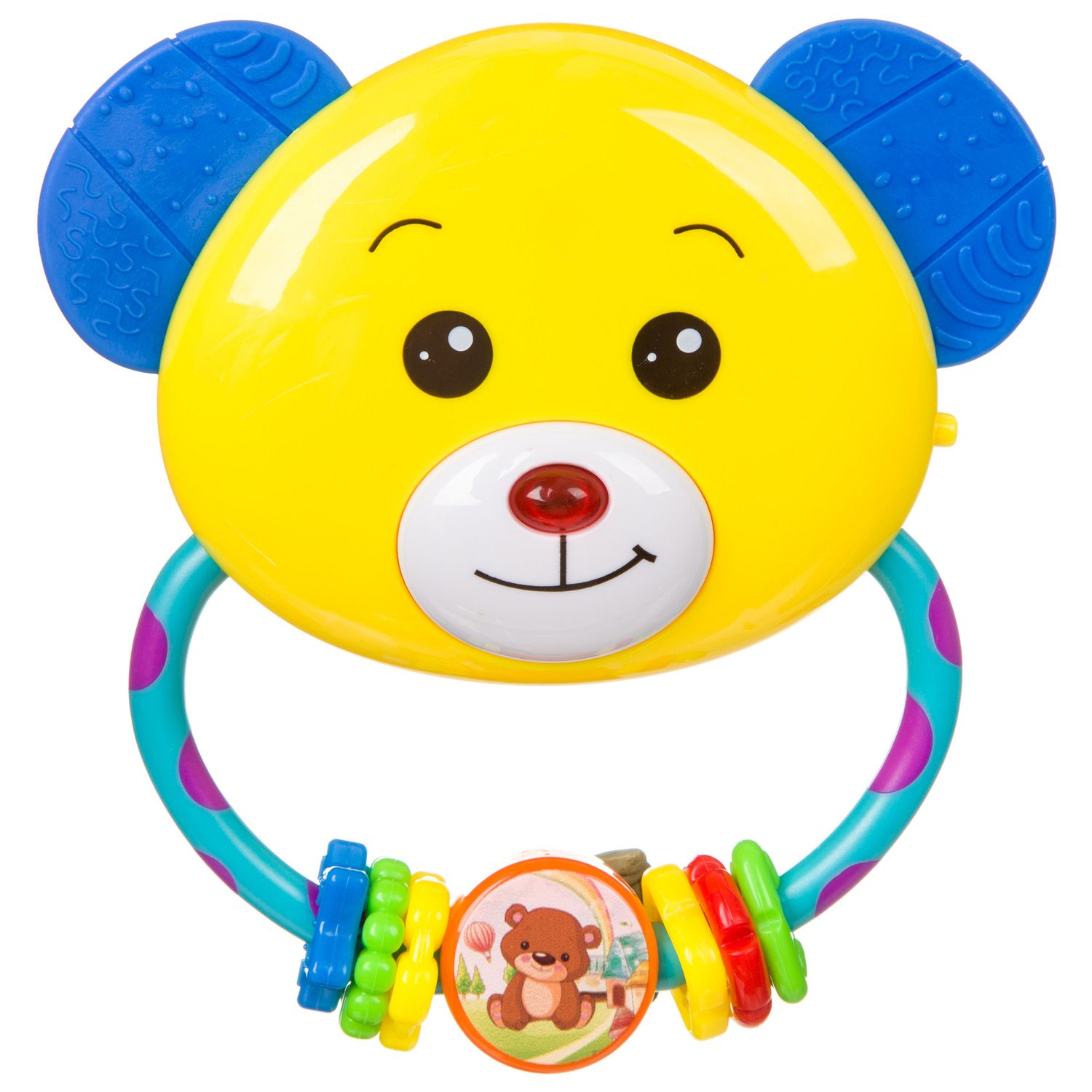 Игрушка Bondibon погремушка музыкальная Медвежонок - фото 5