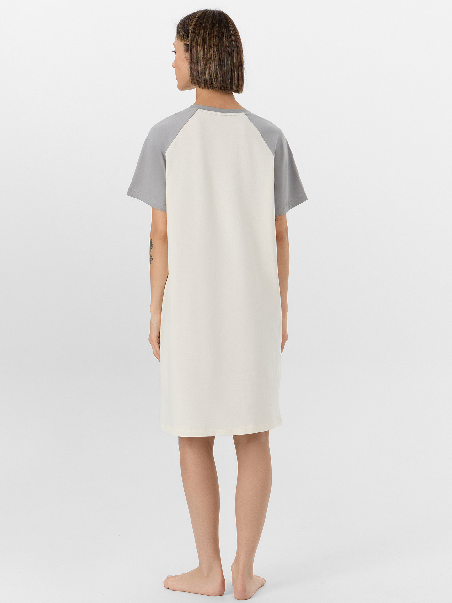 Сорочка ночная Mark Formelle (Марк Формэль) 572385/молочный +печать2 - фото 2