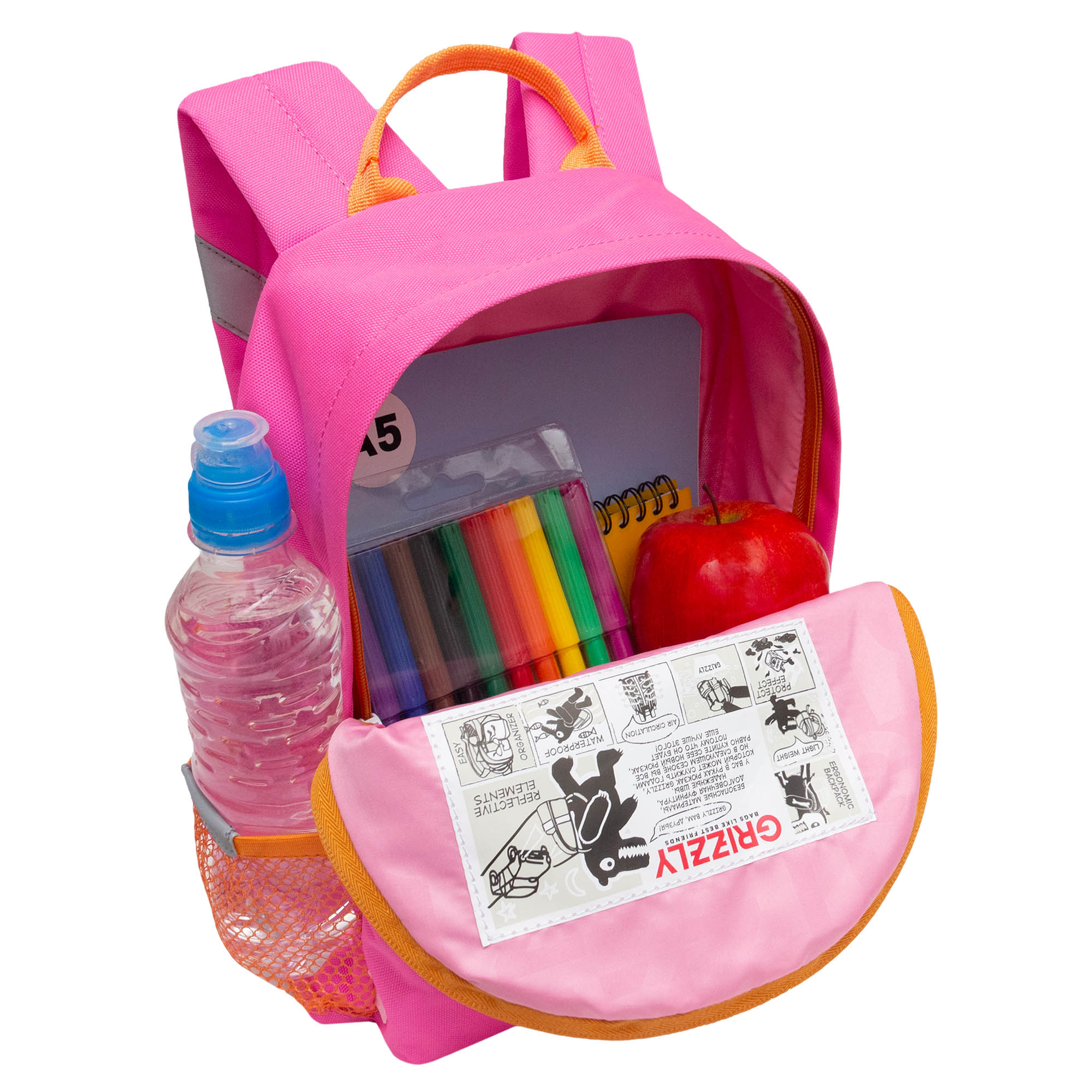 Рюкзак дошкольный Grizzly для девочки - фото 5