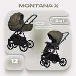 Коляска 2в1 Riko Basic Montana X зеленый