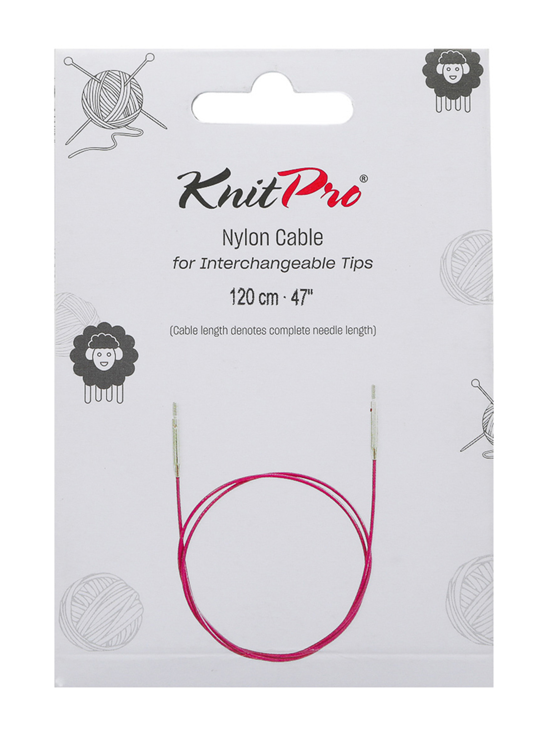 Тросик для съемных спиц KnitPro круговые - фото 3