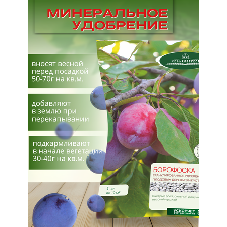 Удобрение осеннее Сельхозтрест Борофоска 1 кг