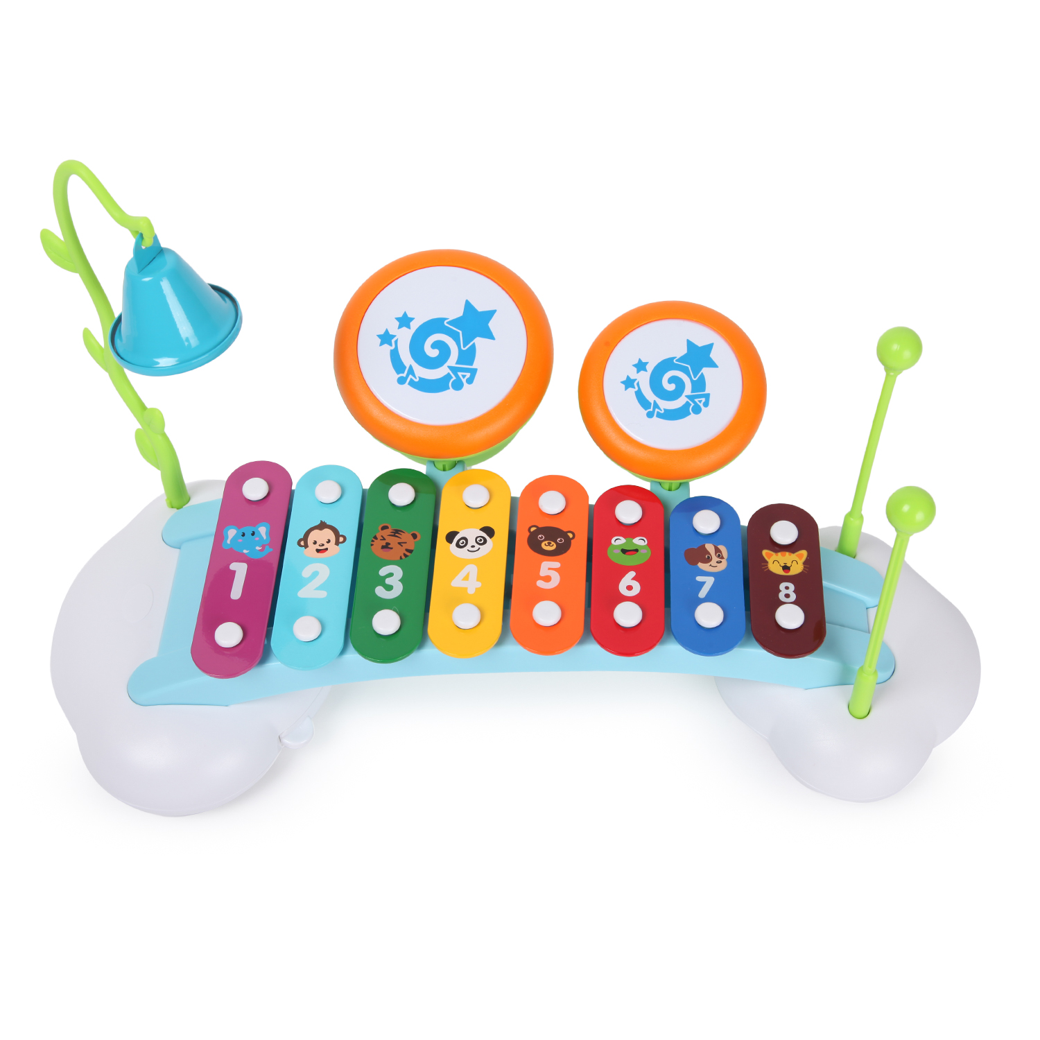 Игрушка музыкальная BabyGo Мини металлофон - фото 8