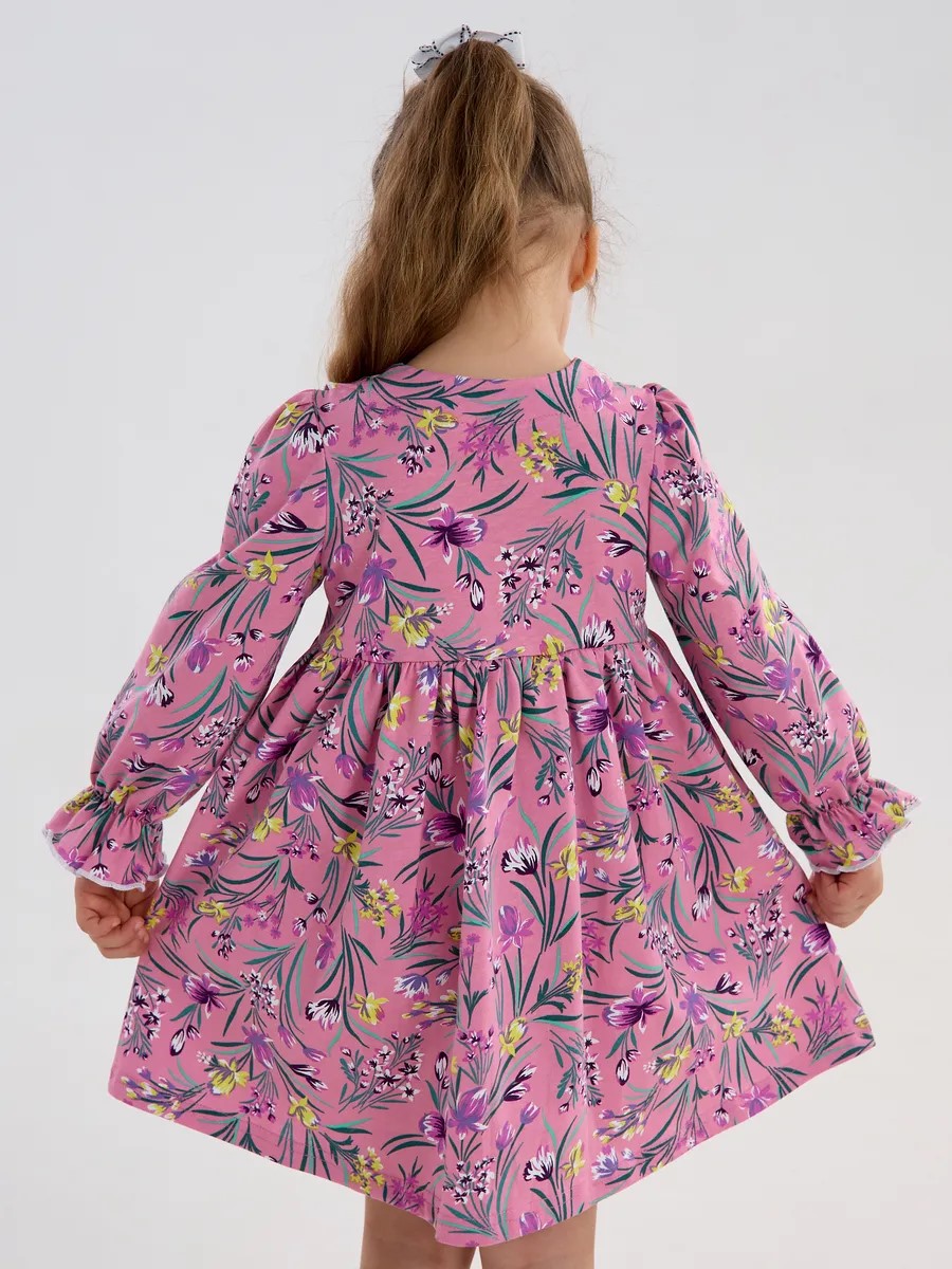 Платье YAXX 005--Платье ирис/розовый - фото 5