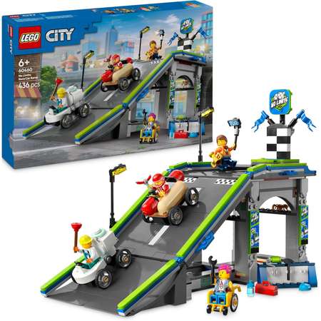 Конструктор LEGO City Трасса с рампой блочный