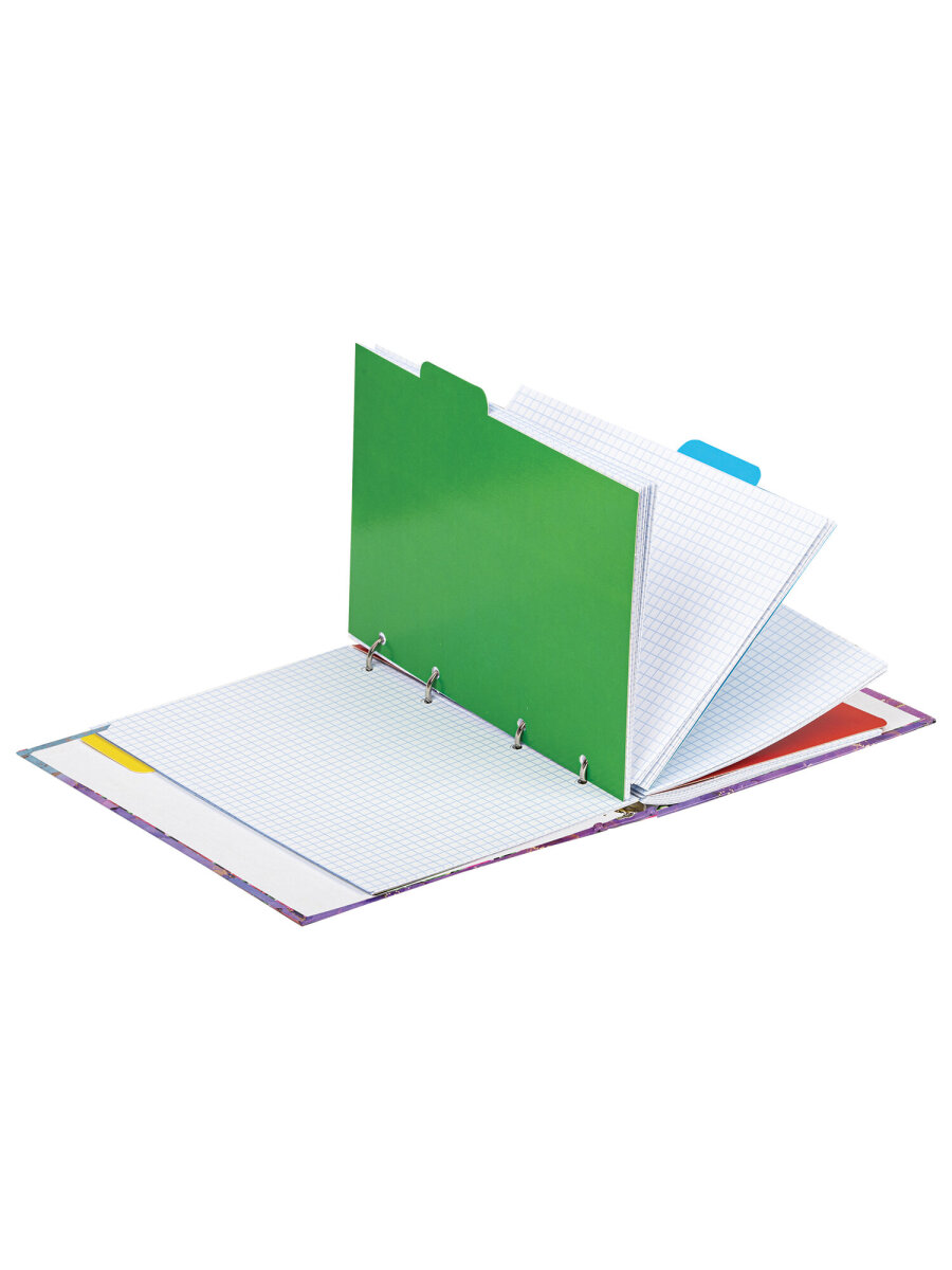 Тетрадь со сменным блоком Brauberg клетка 120 лист. - фото 3