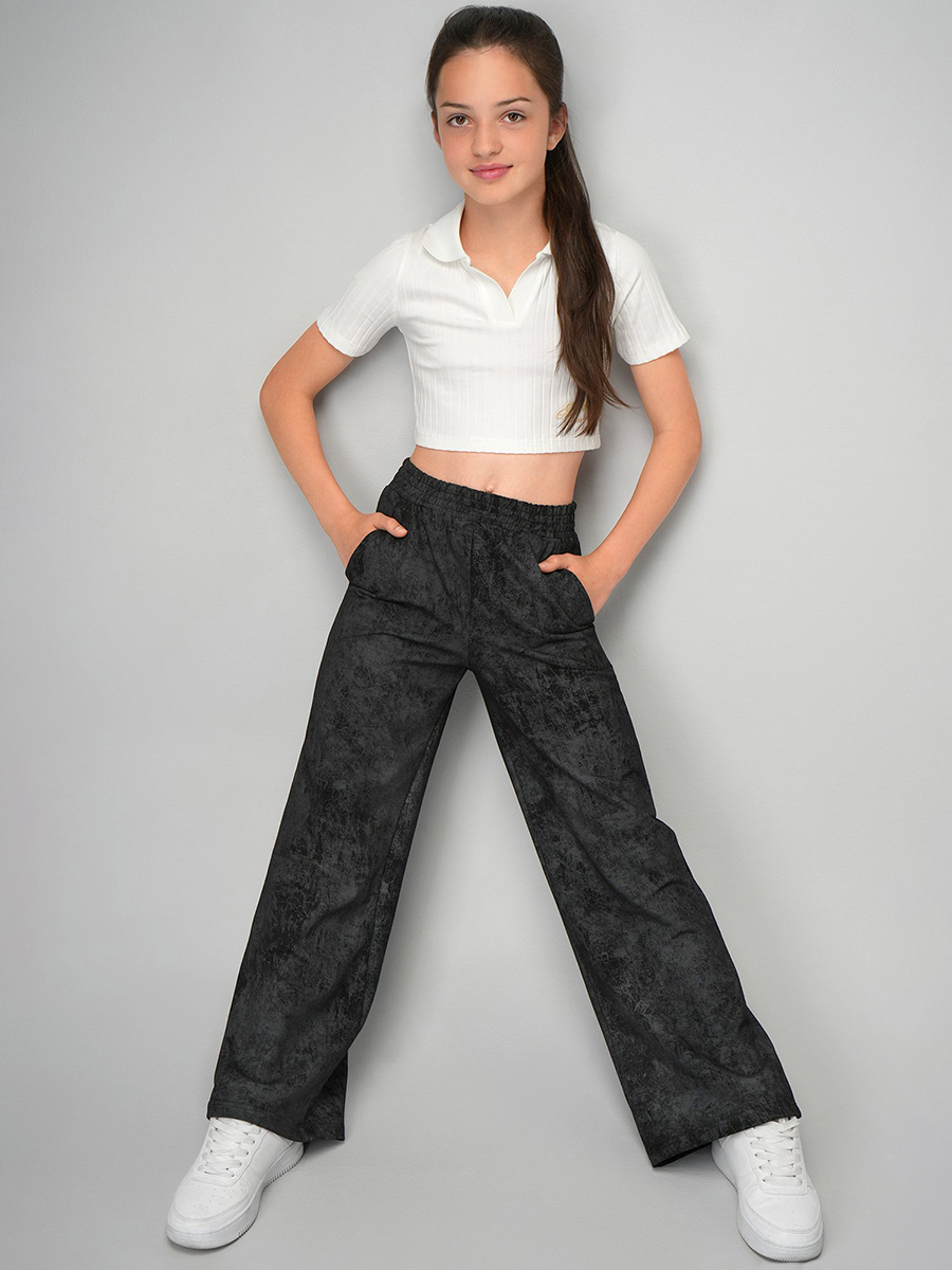 Брюки HappyFox HF070SPвинтаж.черный - фото 2