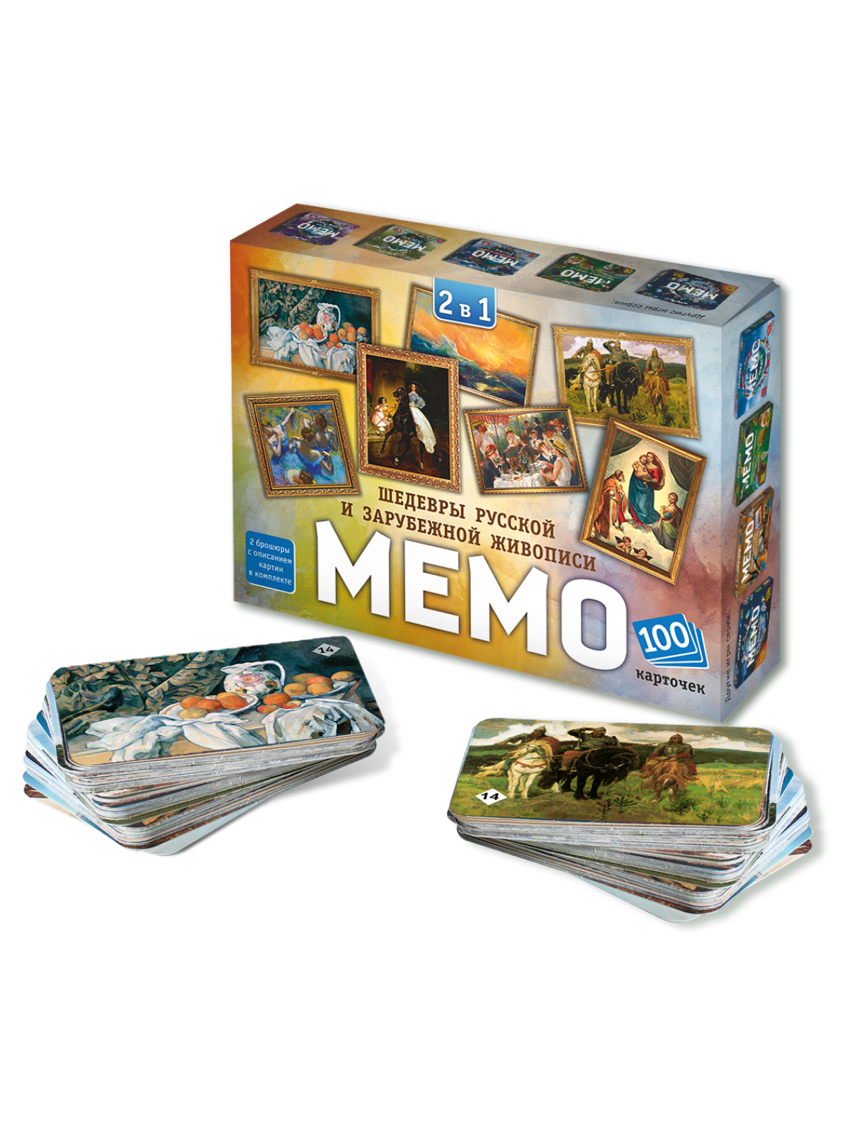Настольная игра Нескучные игры Мемо - фото 1