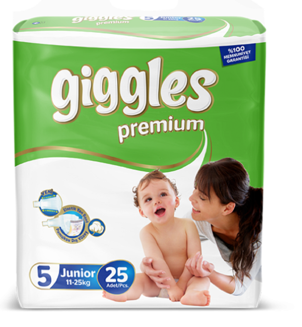 Подгузники Giggles Premium 5 25 шт. - фото 1