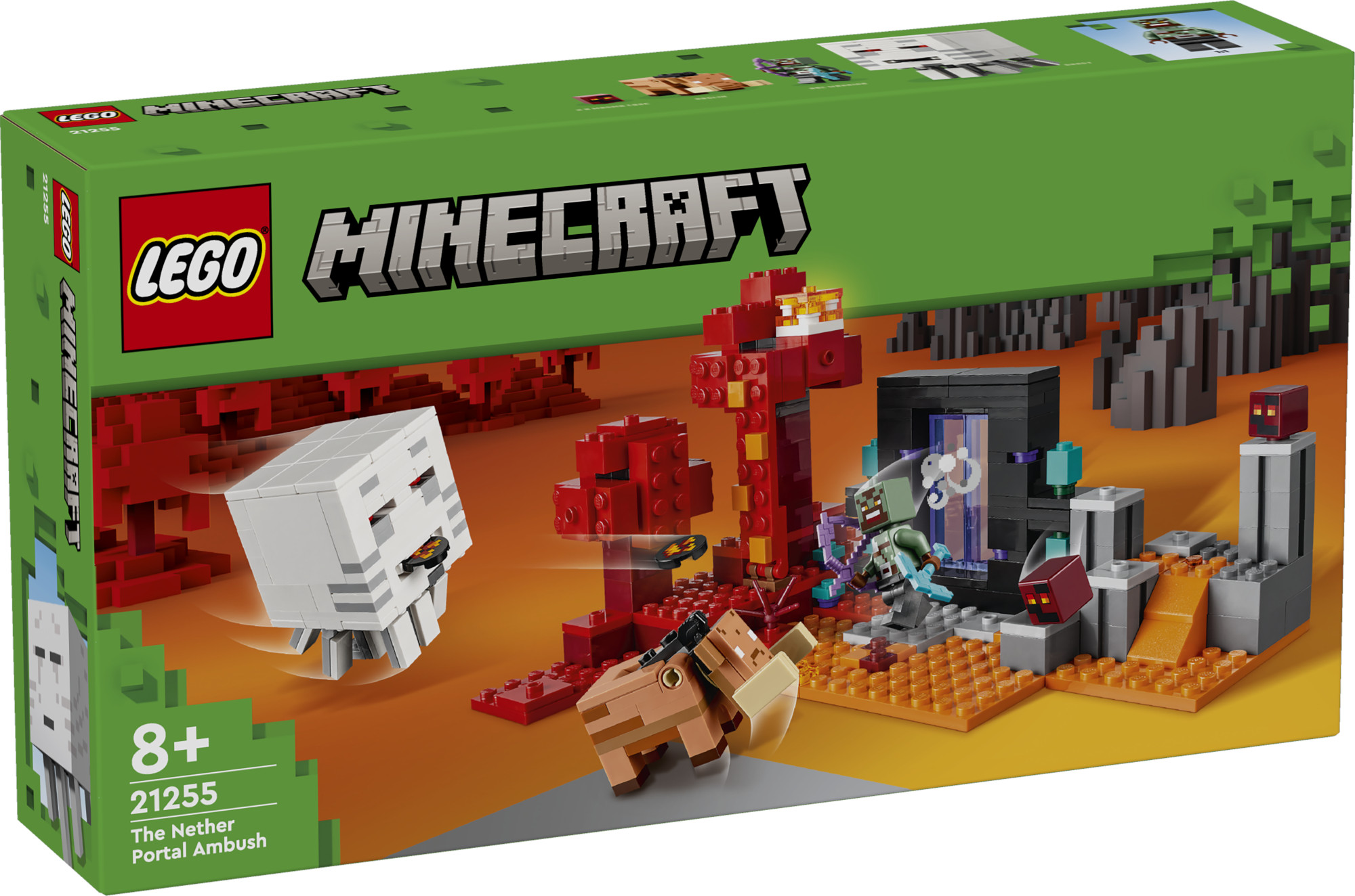 Конструктор LEGO Minecraft Засада на нижнем портале 352 дет. - фото 8
