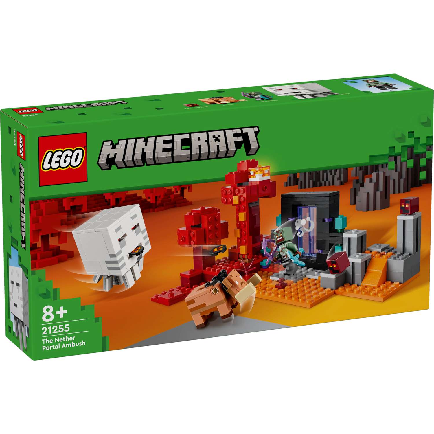 Конструктор LEGO Minecraft Засада на нижнем портале 352 дет. - фото 8