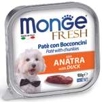 Корм для собак MONGE Dog Fresh утка консервированный 100г