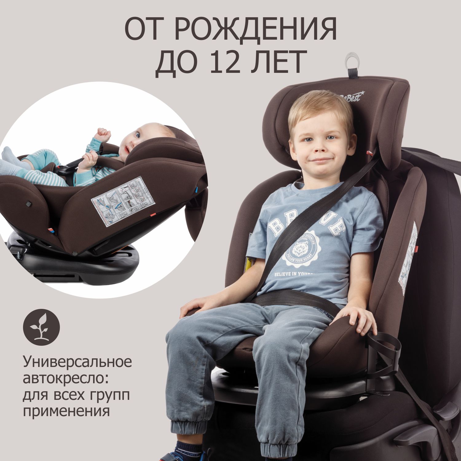 Автокресло BeBest Carrier Isofix 0+/1/2/3 (0-36 кг) - фото 3