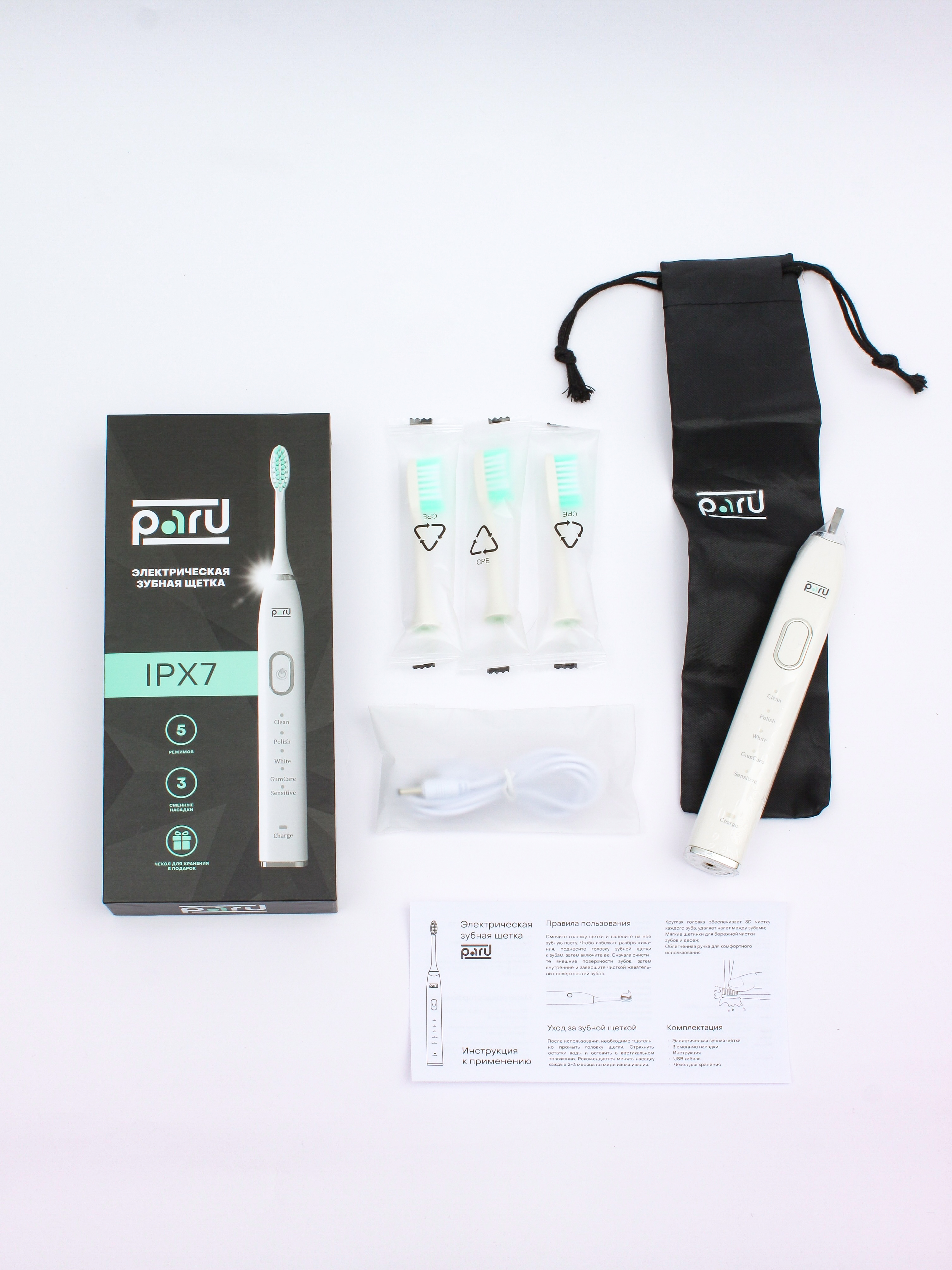 Зубная щетка электрическая PARU - фото 2