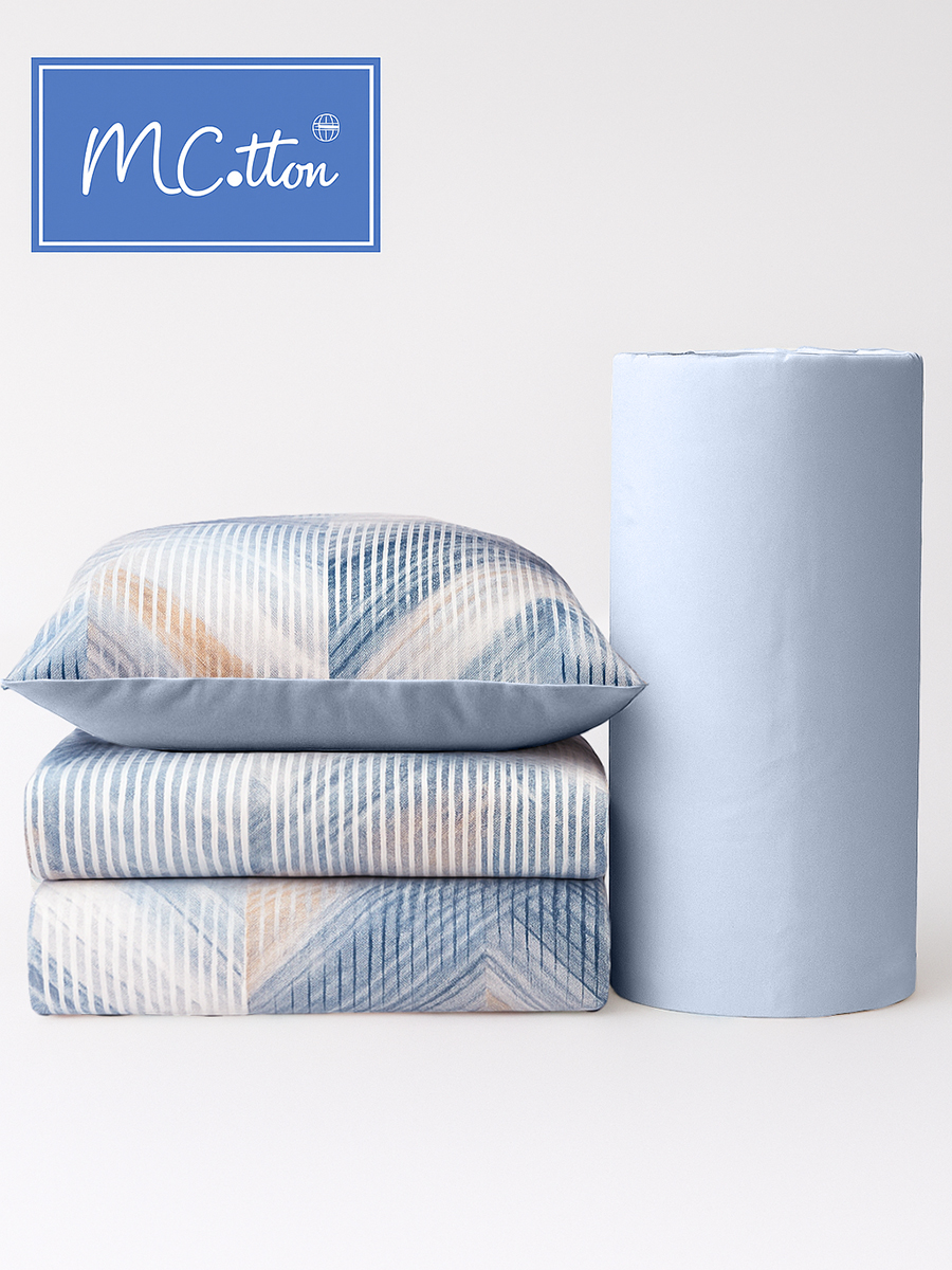 Комплект постельного белья MCotton Анджело евро 4 предм. - фото 6