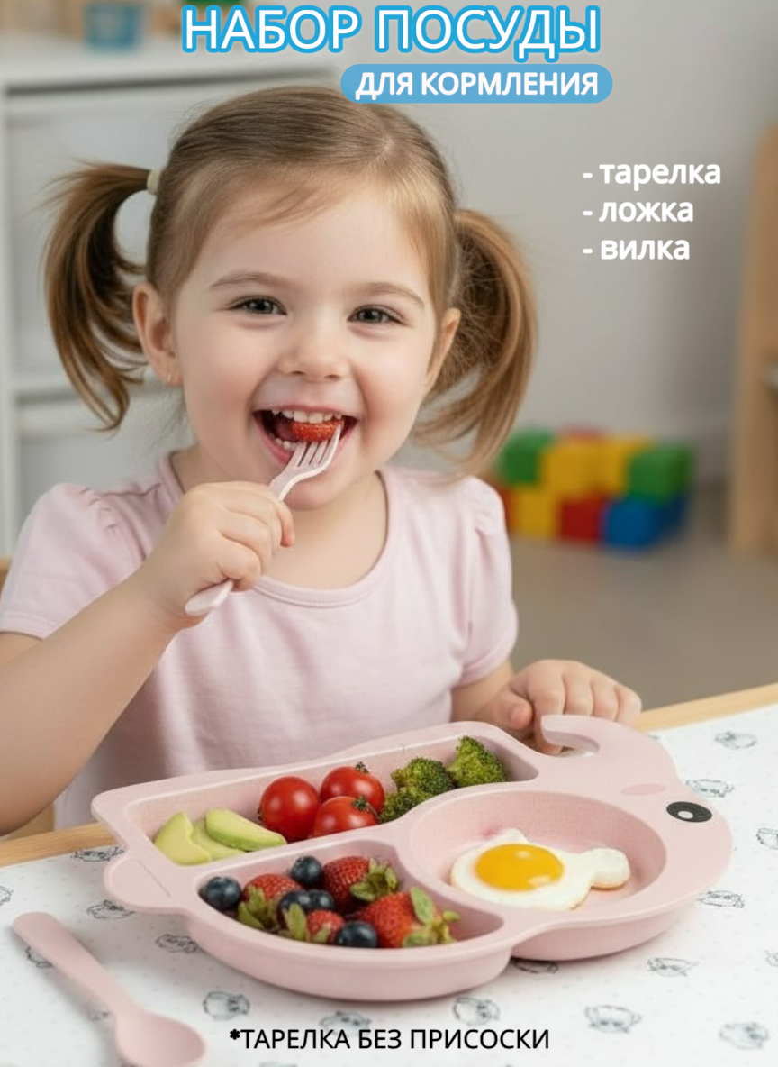 Набор посуды Добрый Филин 4 предм. - фото 1