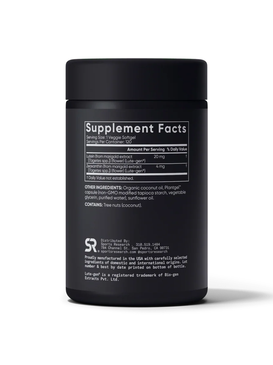 БАД для зрения Sports Research Лютеин и Зеаксантин - фото 2
