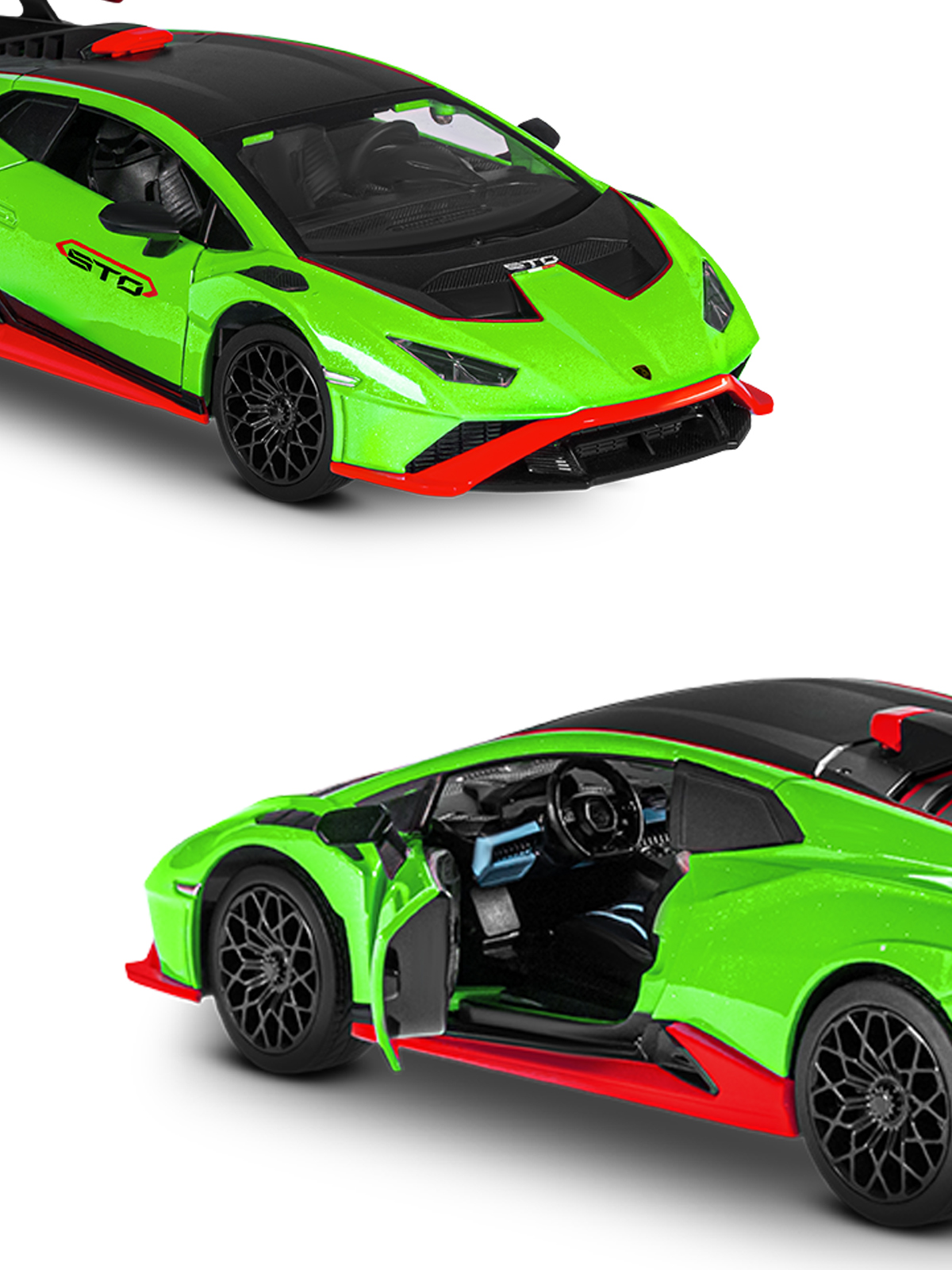 Автомобиль АВТОпанорама Lamborghini Huracan STO 1:24 JB1251760 - фото 25