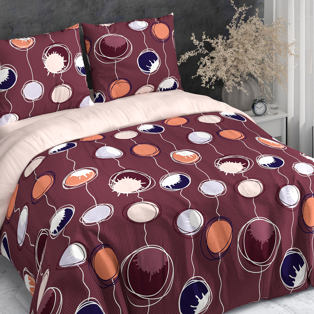 Комплект постельного белья BRAVO Билли евро 4 предм. - фото 13