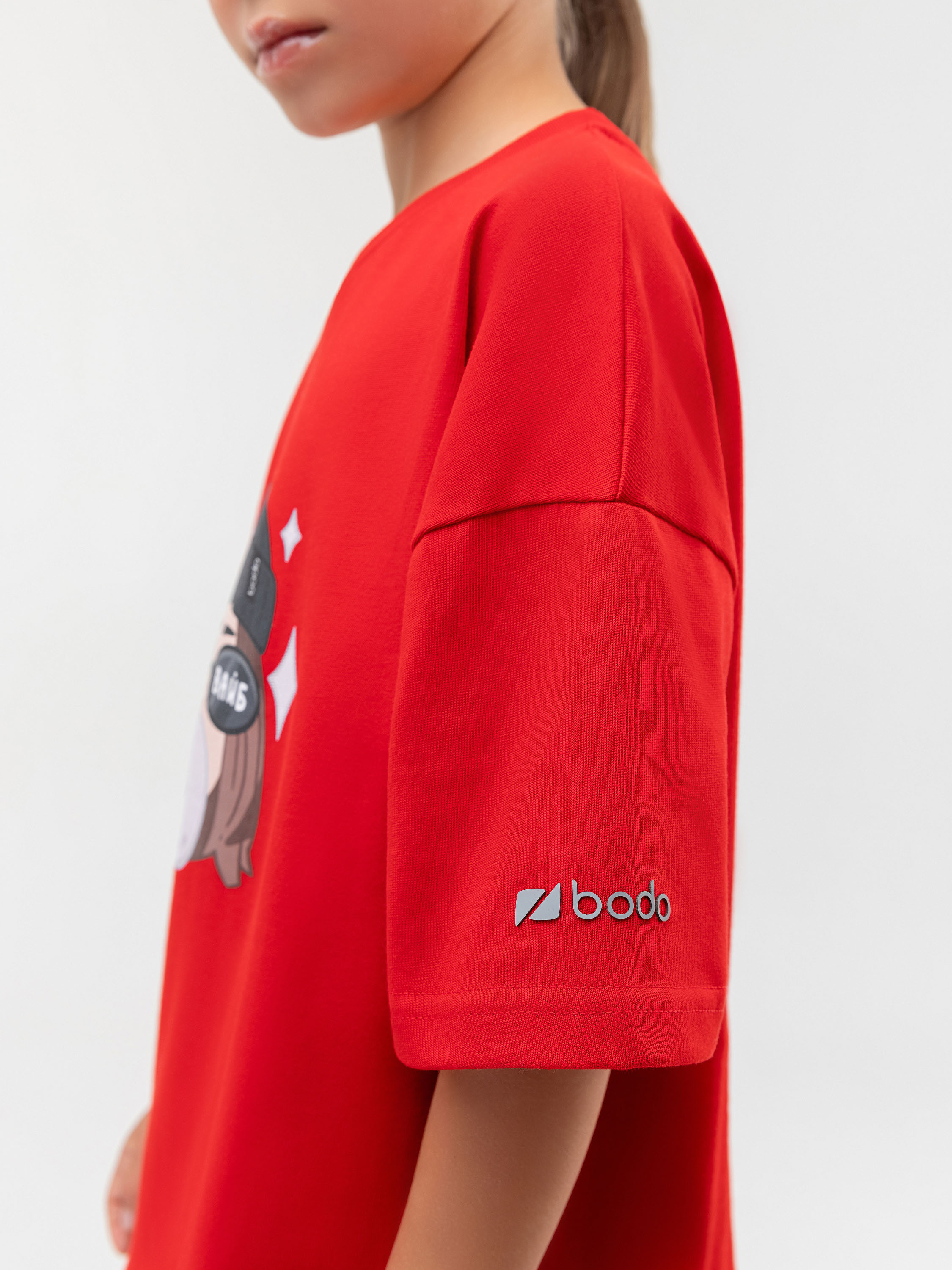 Футболка Bodo 4-460MU_красный (мультиколор) - фото 6
