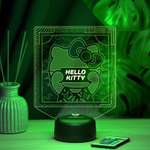 Ночник HELLO KITTY с табличкой